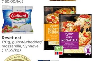 Meny Synnøve finden revet ost tilbud