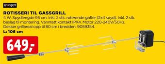 jem & fix Rotisseri til gassgrill tilbud