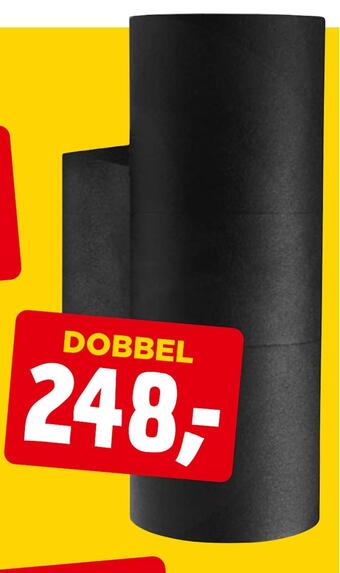 jem & fix Tin maxi vegglampe tilbud