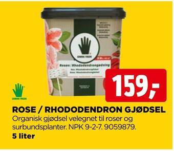 jem & fix Rose / rhododendron gjødsel tilbud