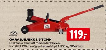 jem & fix Garasjejekk 1,5 tonn tilbud