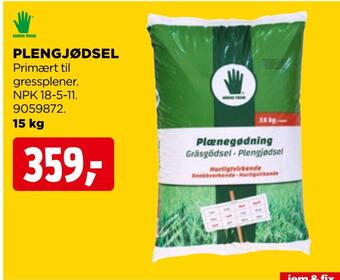 jem & fix Plengjødsel tilbud