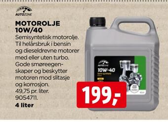 jem & fix Motorolje 10w/40 tilbud
