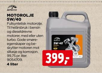 jem & fix Motorolje 5w/40 tilbud