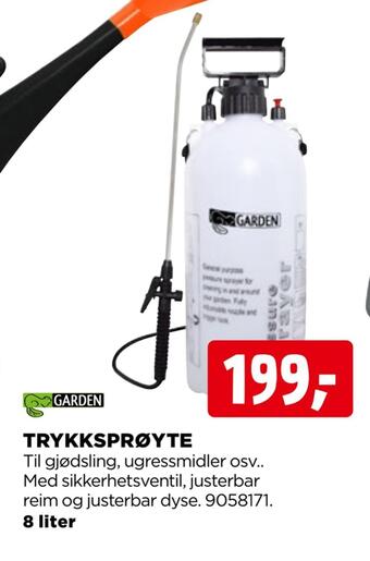 jem & fix Trykksprøyte tilbud