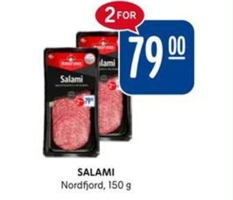 Rema 1000 SALAMI Nordfjord, 150 g tilbud