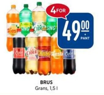 Rema 1000 BRUS Grans, 1,5 L tilbud