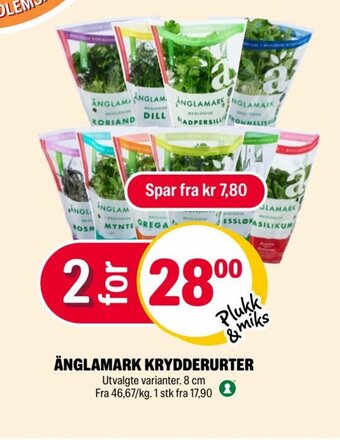 Coop Extra ÄNGLAMARK KRYDDERURTER tilbud