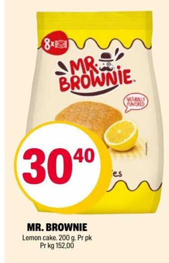 Coop Extra MR. BROWNIE Lemon cake 200 g tilbud
