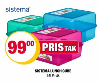 Coop Extra SISTEMA LUNCH CUBE tilbud