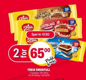 Coop Extra FREIA SMAKFULL 3 varianter. tilbud