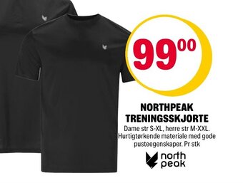 Coop Extra NORTHPEAK TRENINGSSKJORTE tilbud