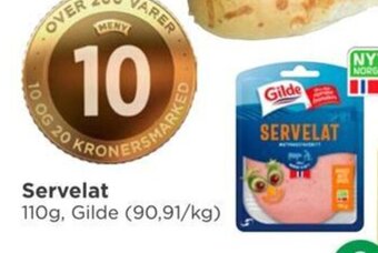 Meny Servelat 110g, Gilde tilbud