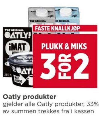 Meny Oatly produkter tilbud
