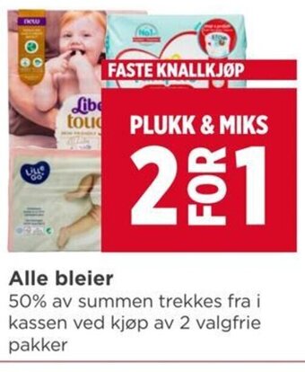 Meny Alle bleier tilbud