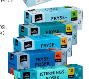 Meny Fryseposer tilbud