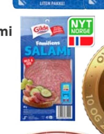 Meny Familiens salami tilbud