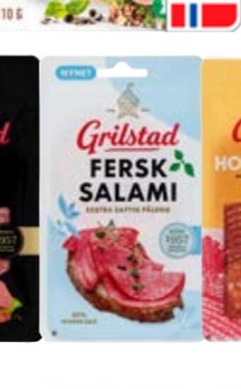 Meny Gull-/fersk salami tilbud