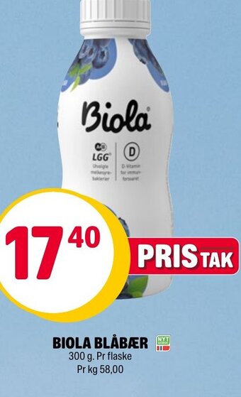 Coop Extra BIOLA BLÅBÆR tilbud