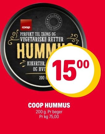 Coop Extra COOP HUMMUS 200 g. tilbud