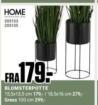 Europris BLOMSTERPOTTE tilbud
