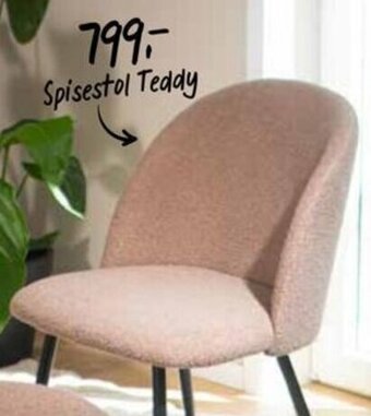 Europris Spisestol Teddy tilbud