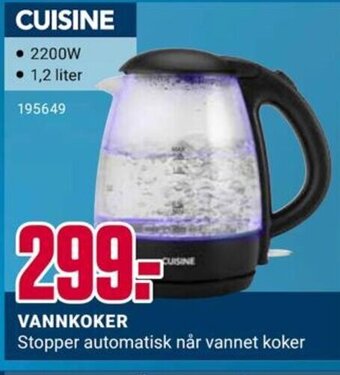 Europris VANNKOKER tilbud