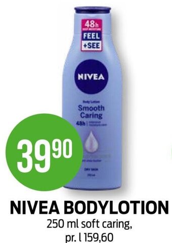 Kiwi NIVEA BODYLOTION 250 ml soft caring tilbud