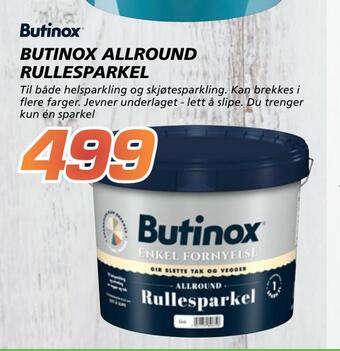 Coop Byggmix Butinox allround rullesparkel tilbud