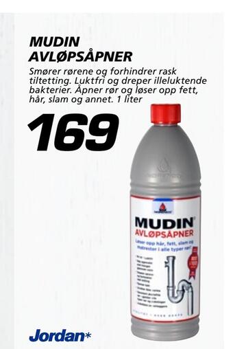 Coop Byggmix Mudin avløpsåpner tilbud