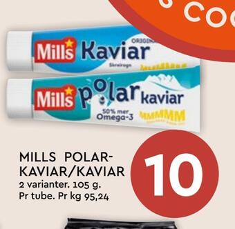 Coop Mega Mills polar- kaviar/kaviar tilbud