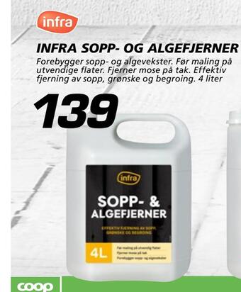 Coop Byggmix Infra sopp- og algefjerner tilbud