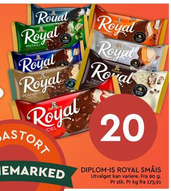 Coop Mega Diplom-is royal småis tilbud