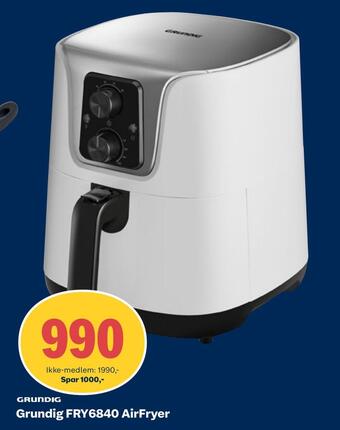 Coop Obs Grundig fry6840 airfryer tilbud