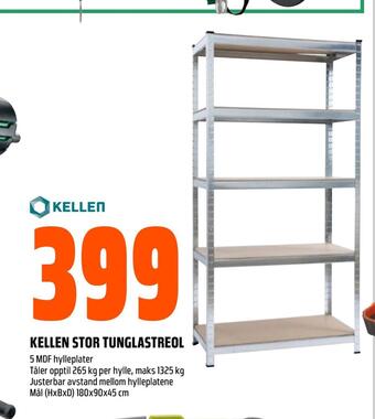 Obs Bygg Kellen stor tunglastreol tilbud