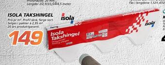 Coop Byggmix Isola takshingel tilbud