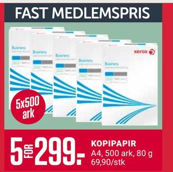 Europris Kopipapir tilbud