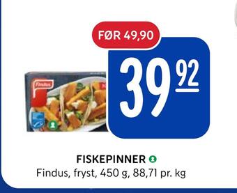 Rema 1000 Fiskepinner tilbud