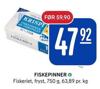 Rema 1000 Fiskepinner tilbud