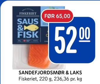 Rema 1000 Sandefjordsmør & laks tilbud