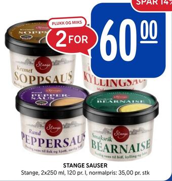 Rema 1000 Stange sauser tilbud