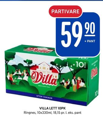 Villa lett 10pk