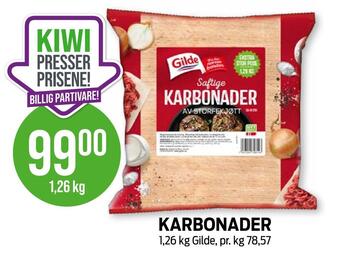 Kiwi Karbonader tilbud