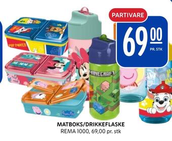 Rema 1000 Matboks/drikkeflaske tilbud