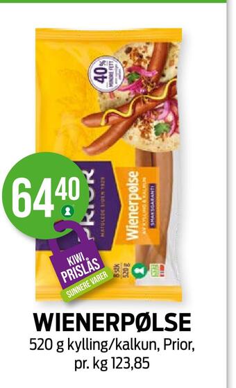Kiwi Wienerpølse tilbud