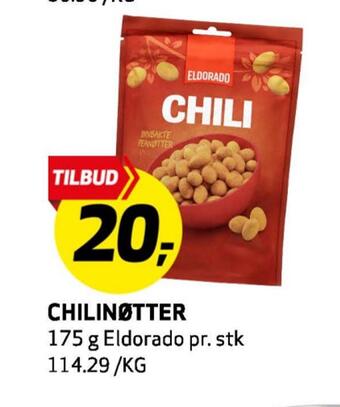 Bunnpris Chilinøtter tilbud