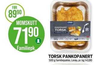 Kiwi Torsk pankopanert tilbud