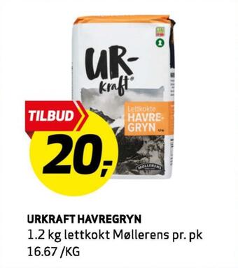 Bunnpris Urkraft havregryn tilbud