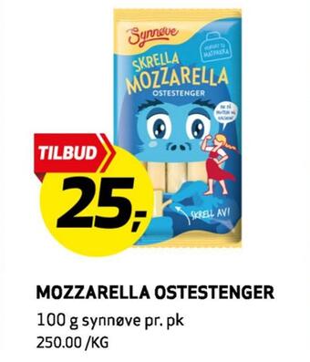 Bunnpris Mozzarella ostestenger tilbud