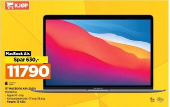 POWER 13" MACBOOK AIR (2020) MGN63HA tilbud
